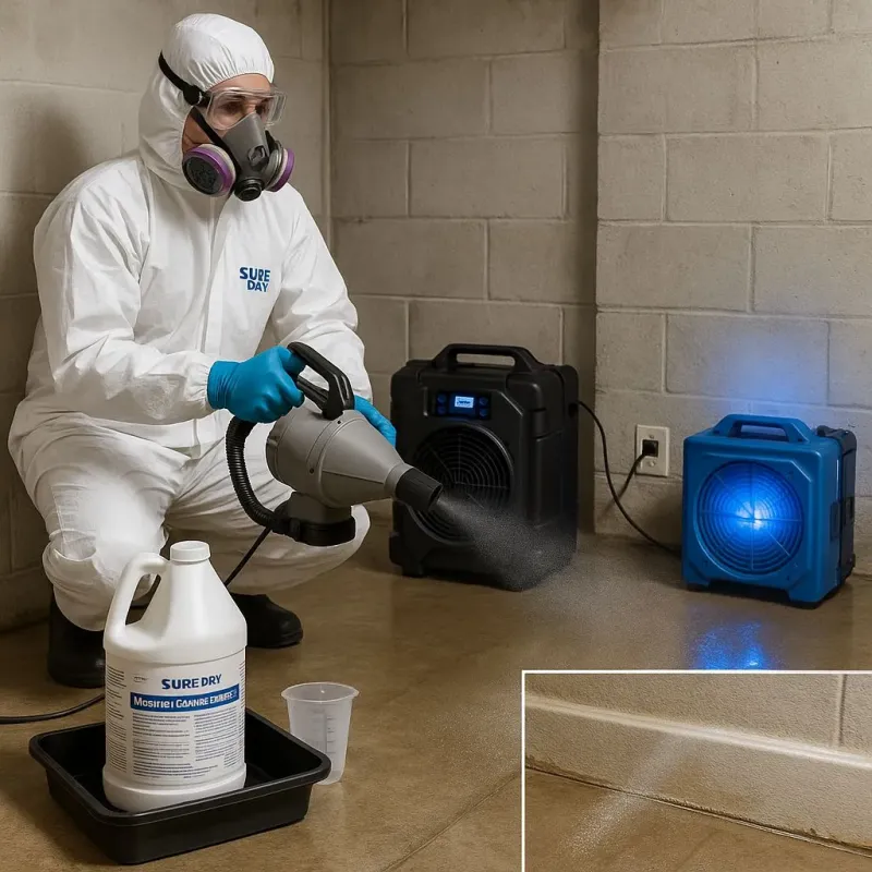 Sanitization and Odor Removal process in Collinsburg, PA