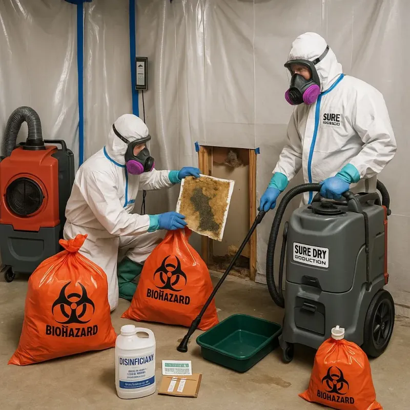 Contaminated Water Handling Protocols process in Collinsburg, PA