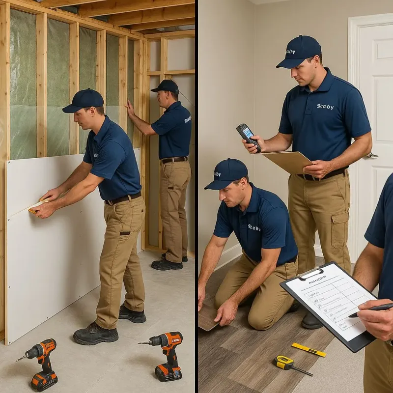 Repairs and Reconstruction process in Collinsburg, PA
