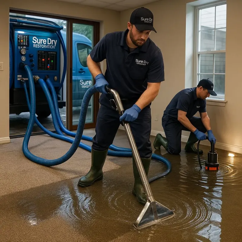 Water Extraction and Removal process in Collinsburg, PA